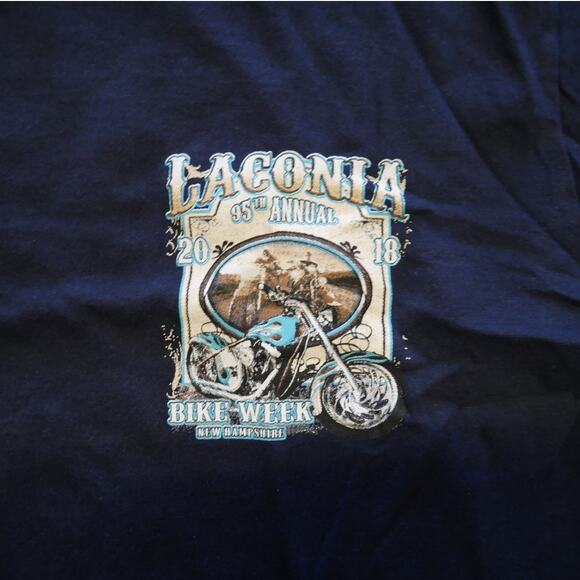 2018 Laconia Bike Week 95th Anniversary Graphic Tee - Picture 4 of 7